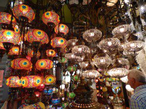 Lights in the Grand Bazar.